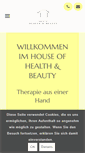 Mobile Screenshot of houseofhealthandbeauty.de